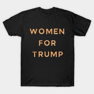 Women For Trump Light Bulbs T-Shirt